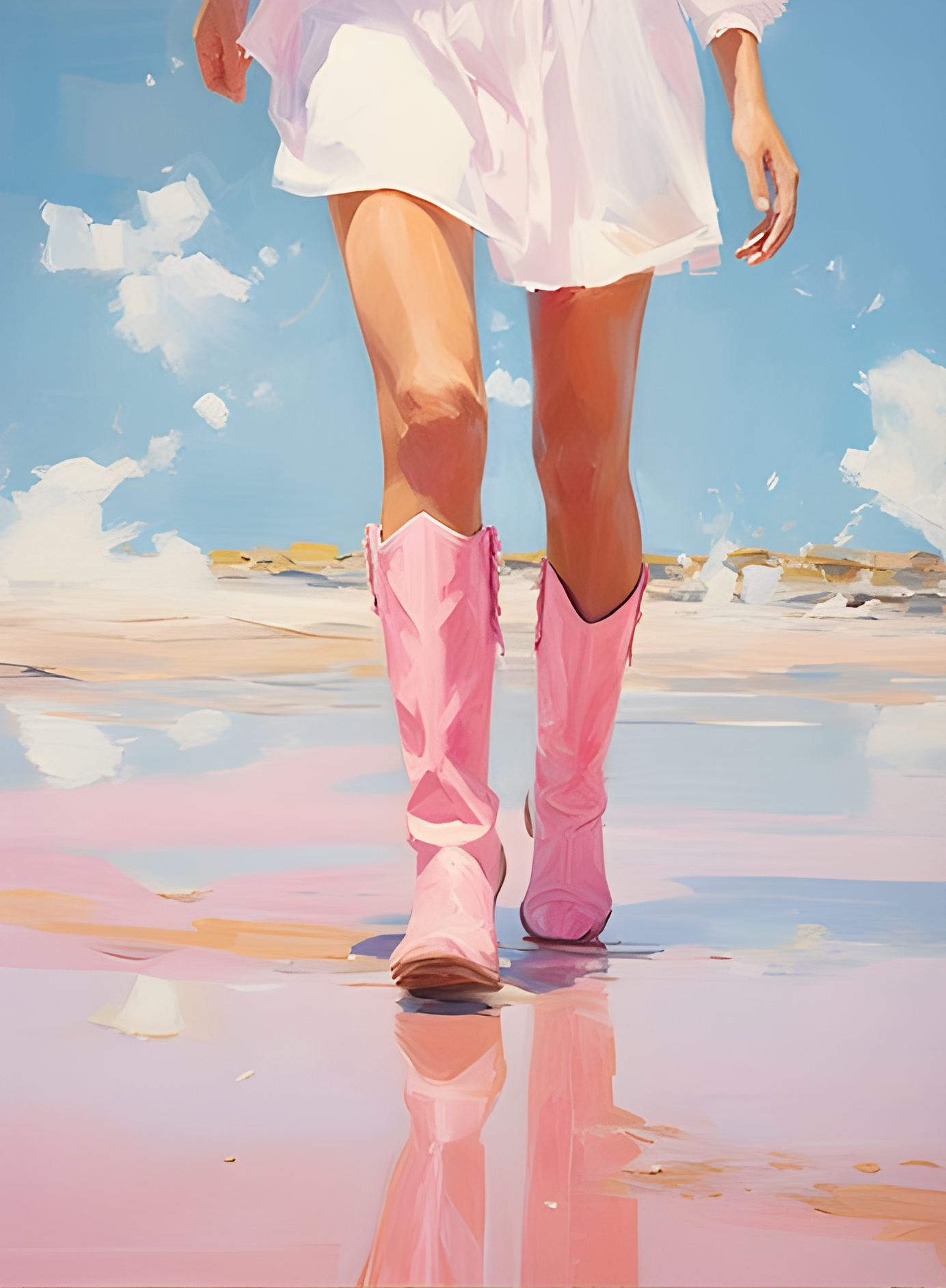 Print - "Beach Walk"