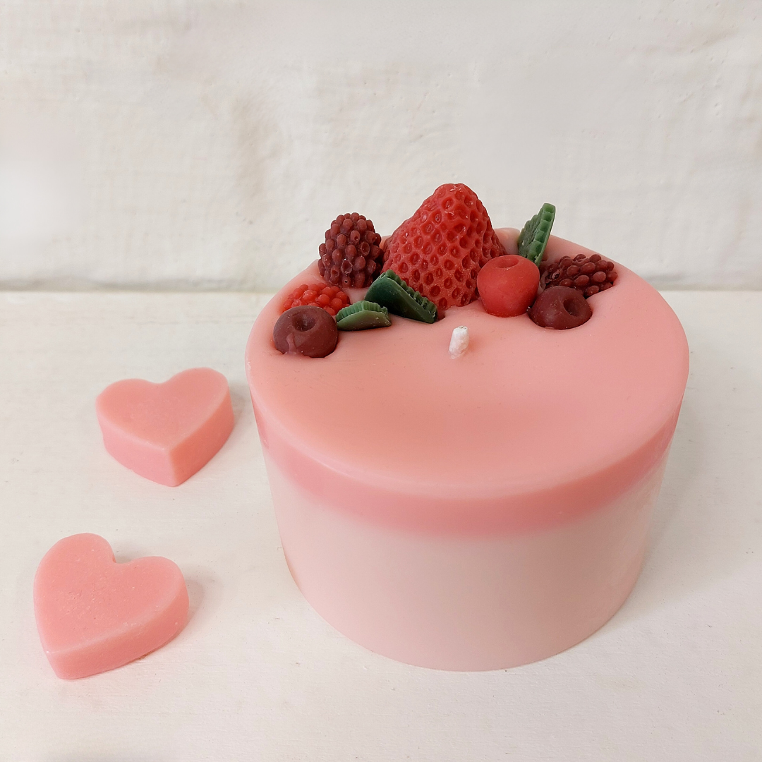 Duftkerze "Beere" mit Geschenkverpackung