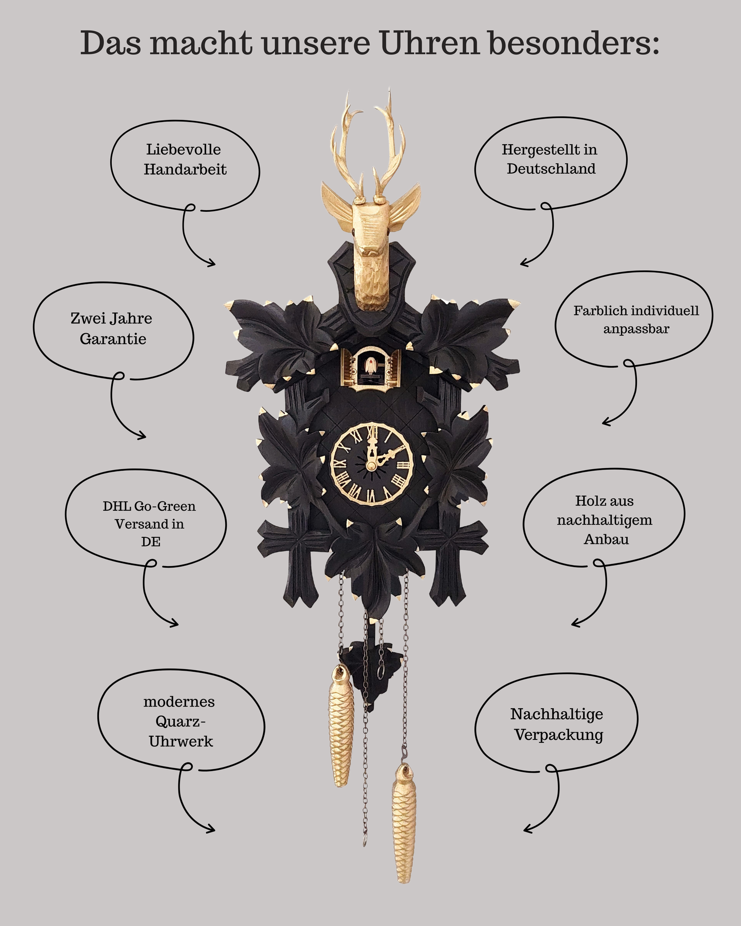 My Deep Ocean Kuckoo - mit Gold oder Silber