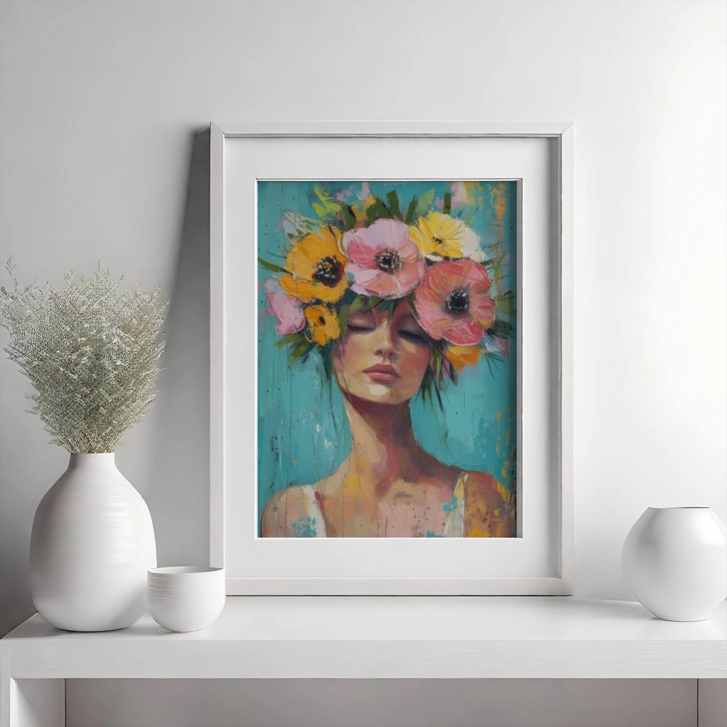 Print - "Flower Girl"