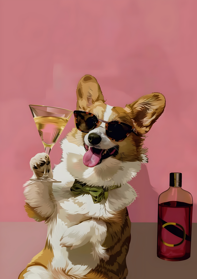 Print - Happy Dog No 2