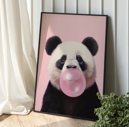 Print - "Bubble" Panda