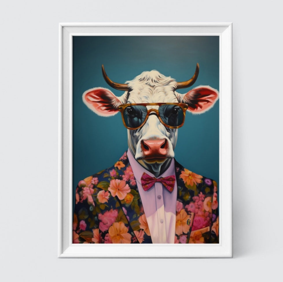 Print - stylischer Bulle "Edgar"