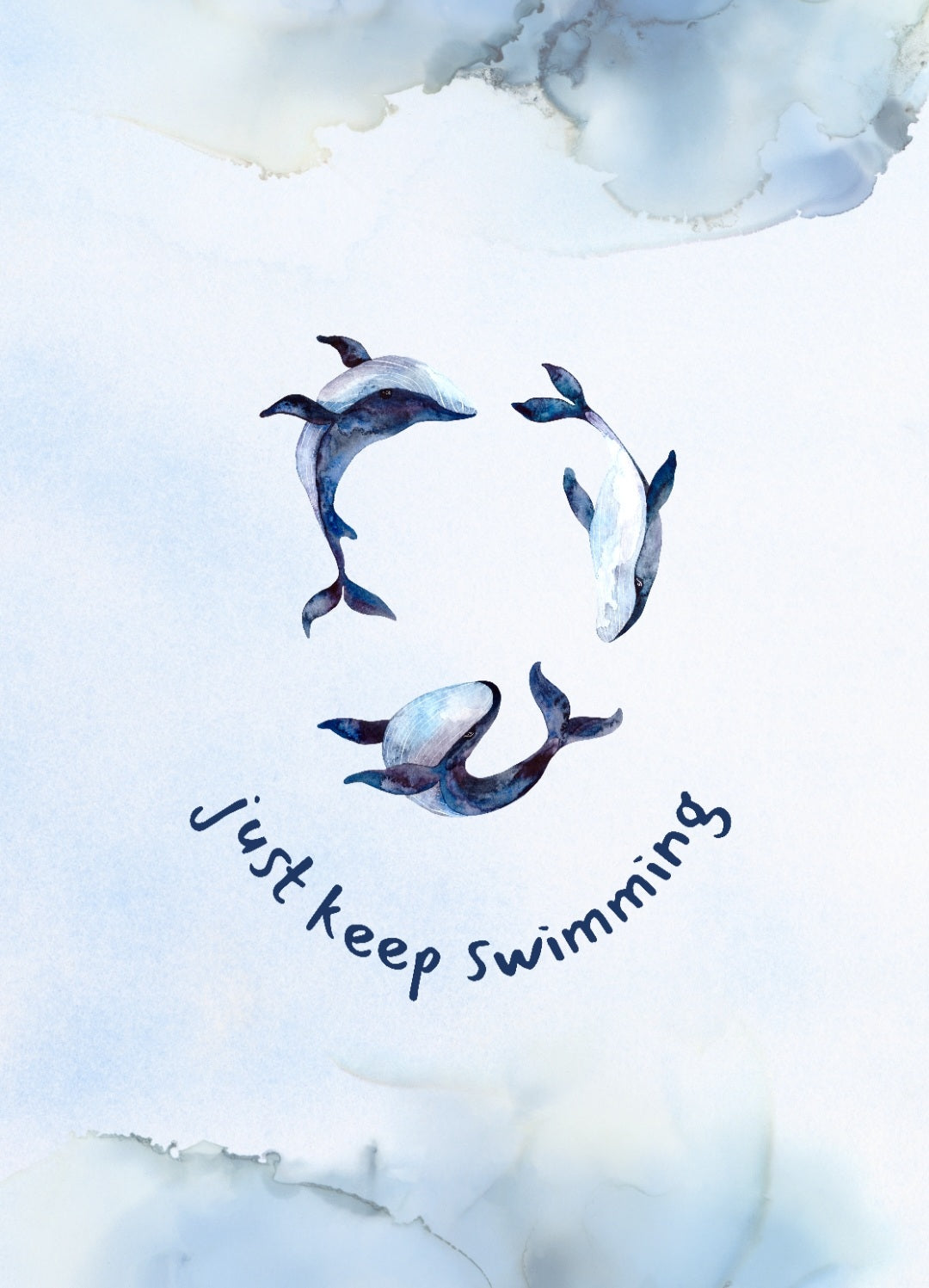 Print - "Just keep swimming"