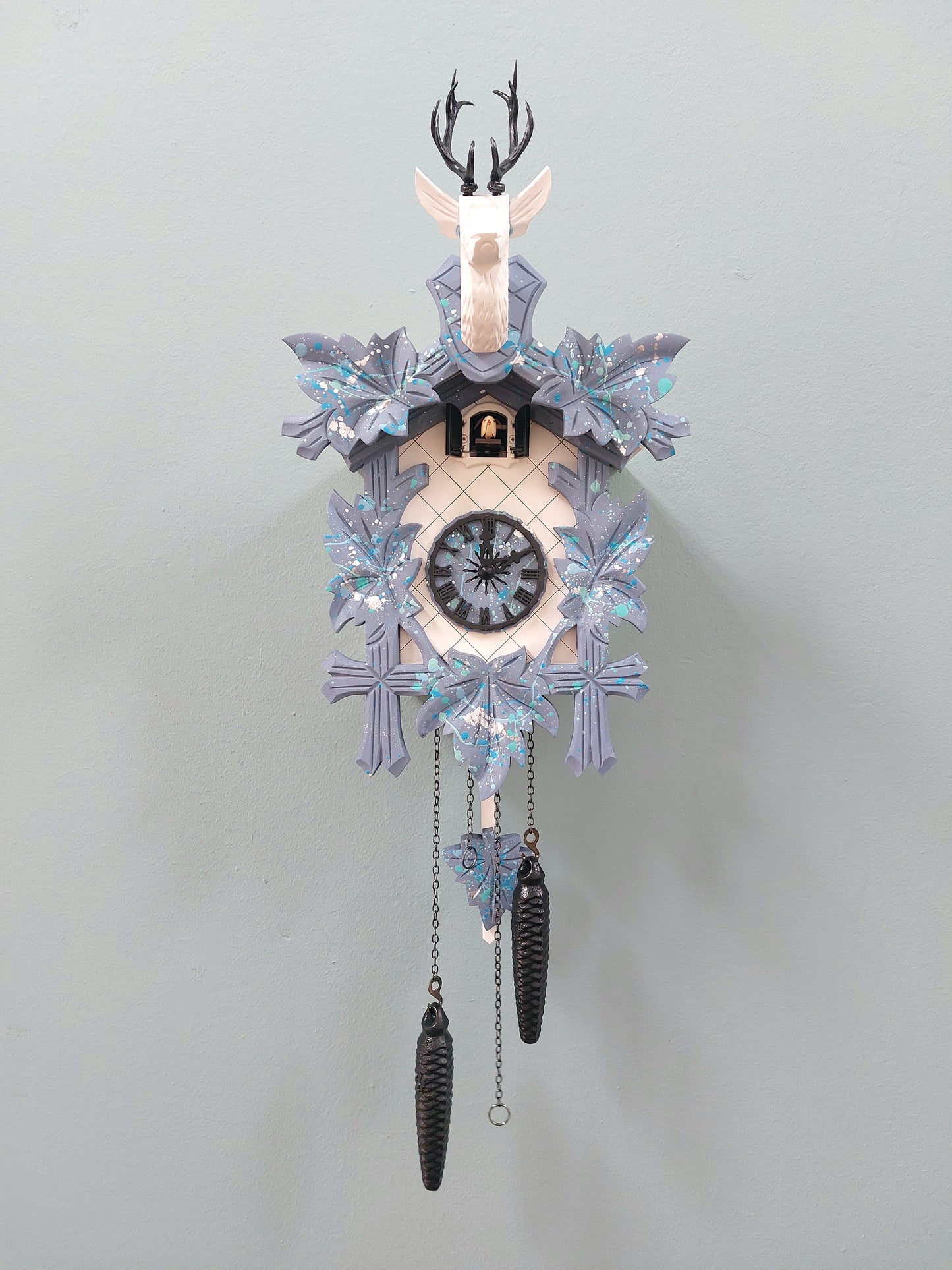 My POP ART Kuckoo -Blau (UNIKAT)