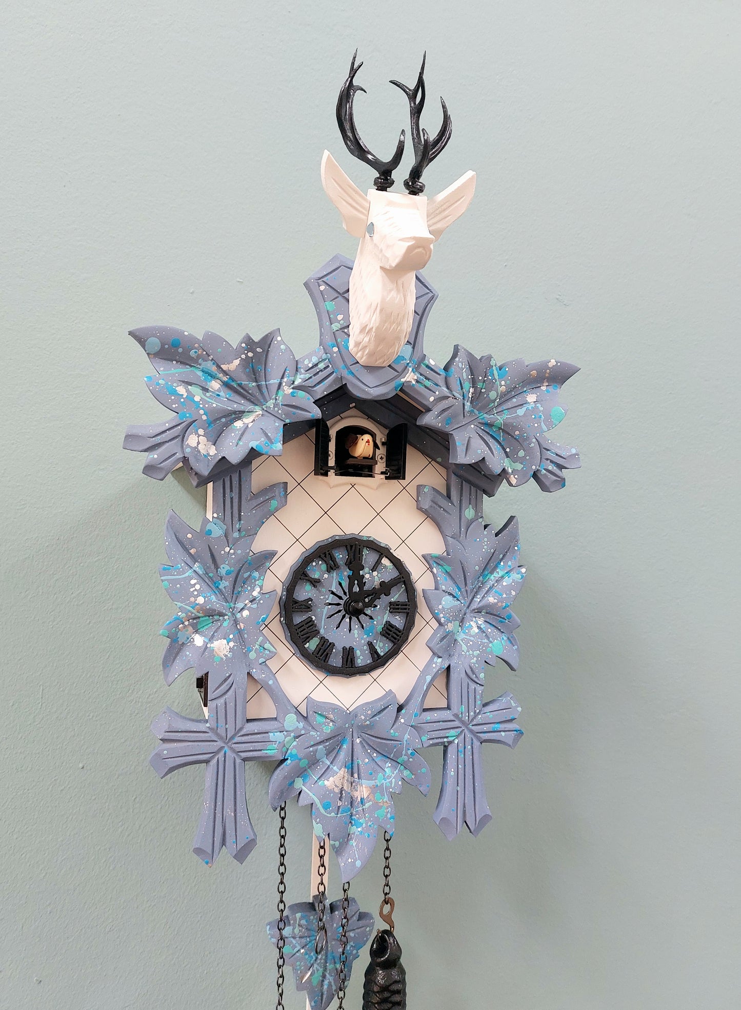 My POP ART Kuckoo -Blau (UNIKAT)