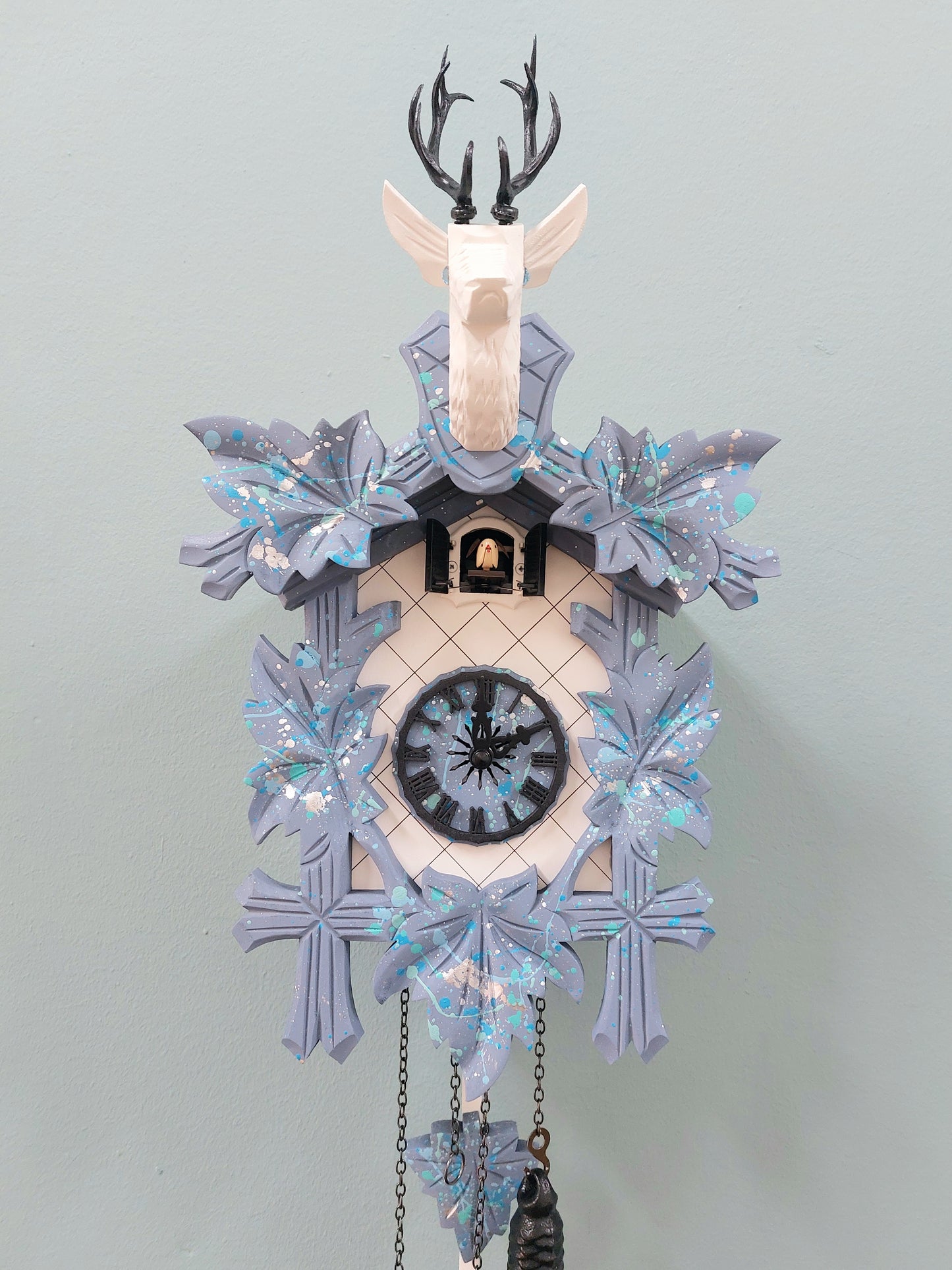 My POP ART Kuckoo -Blau (UNIKAT)