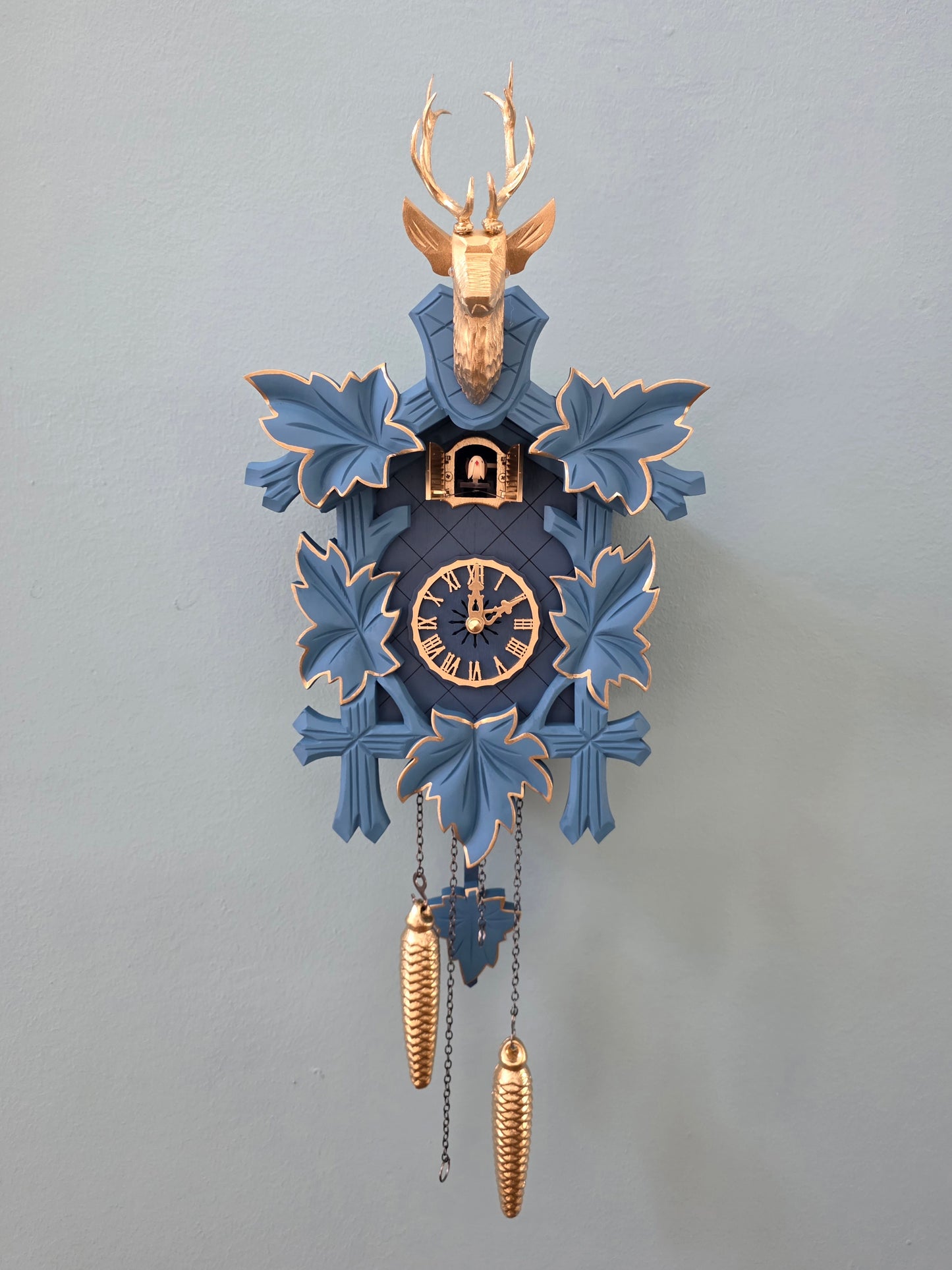 Moderne Kuckucksuhr: My "Blue Mountain" Kuckoo