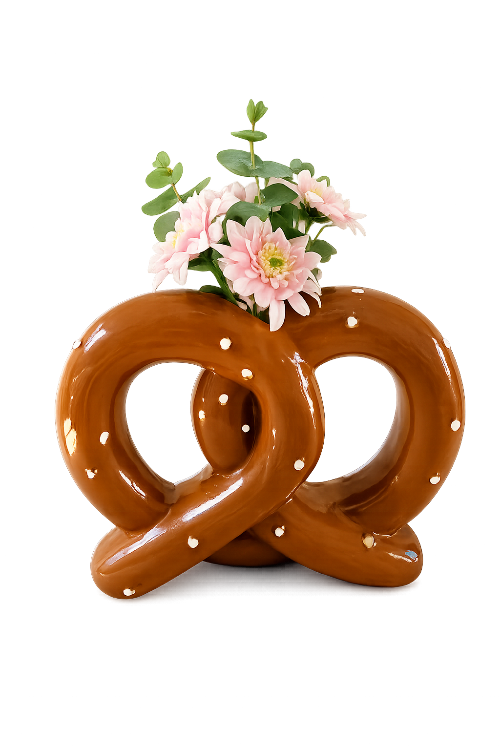 Brezel-Vase aus Keramik – Ein außergewöhnlicher Blickfang für dein Zuhause