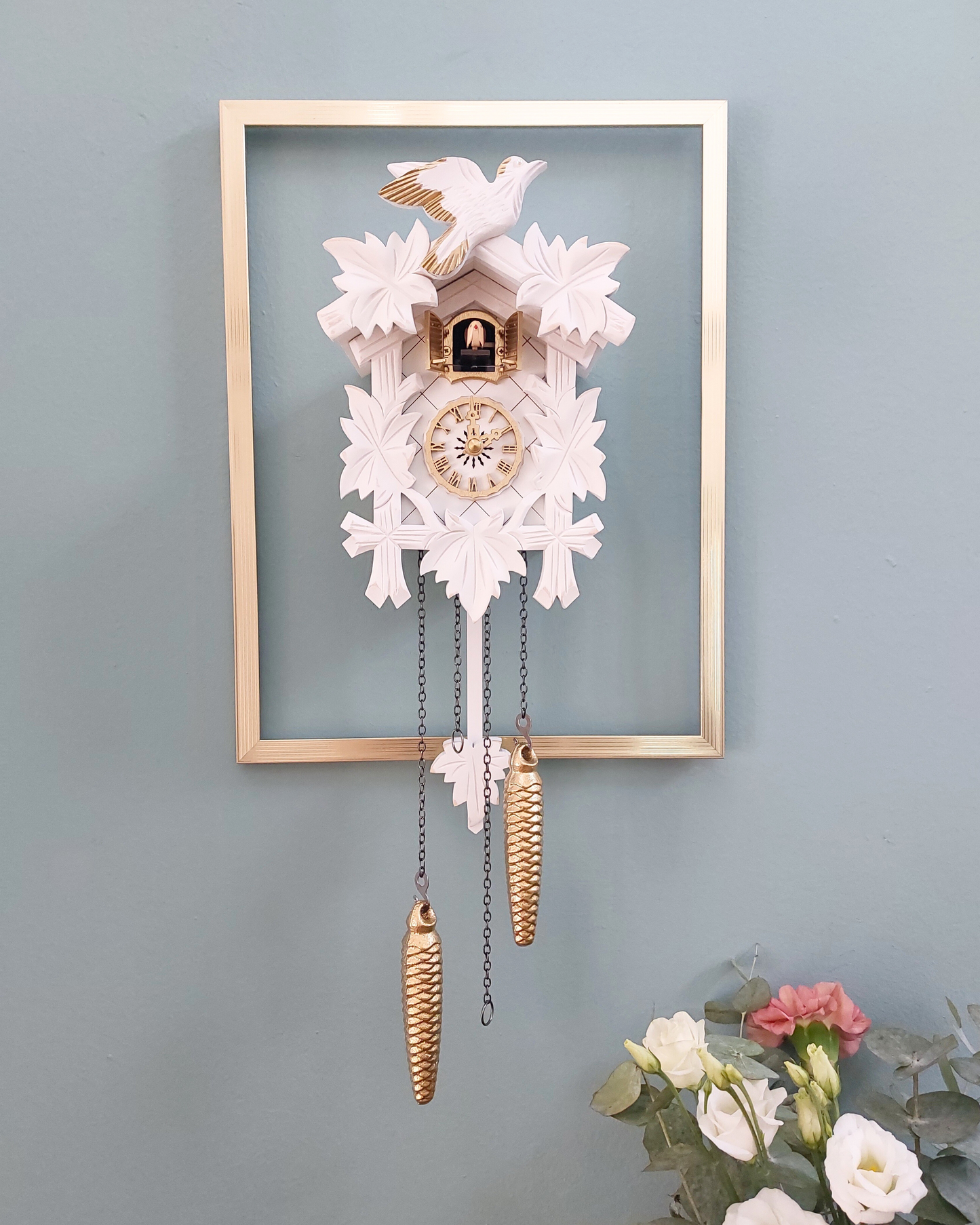 My Shabby Chic Kuckoo - Weiß Vogel