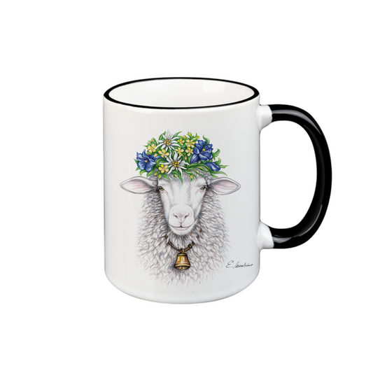 Keramik Tasse "Frida das Schaf"