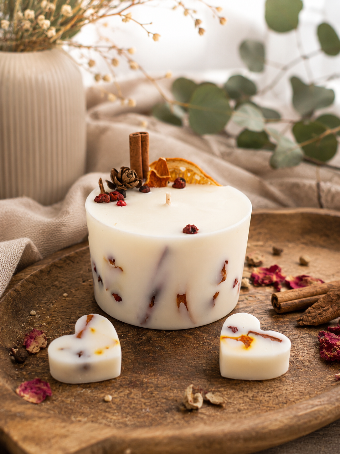 Duftkerze Orange Zimt Weihnachten