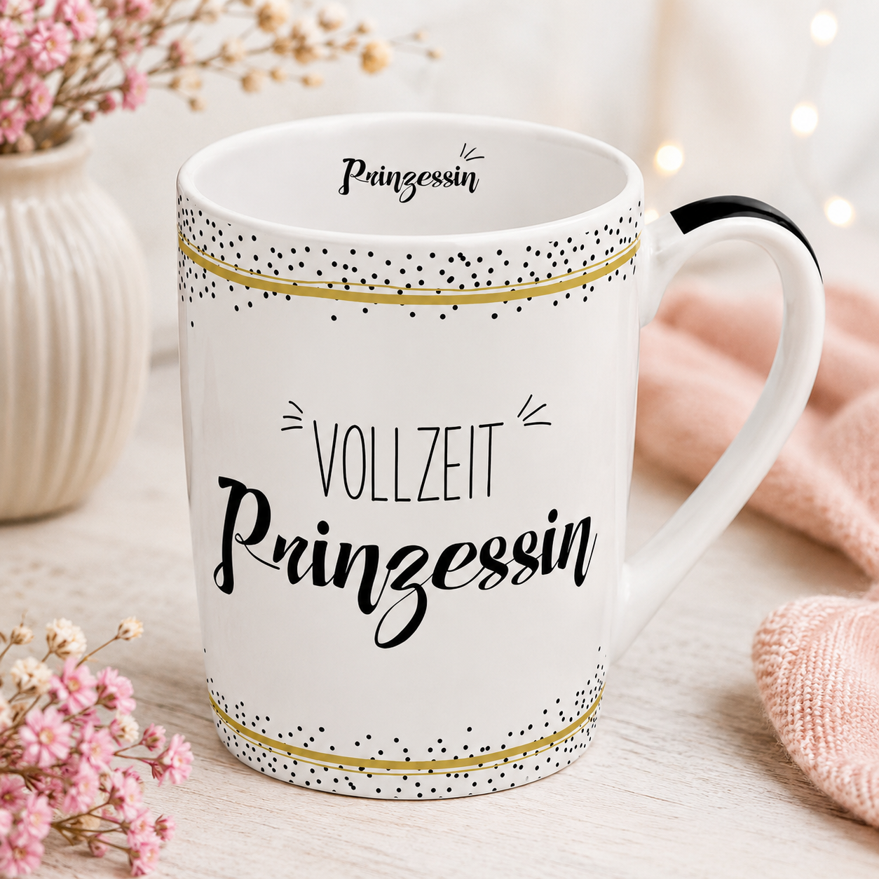 Keramiktasse "Vollzeitprinzessin"