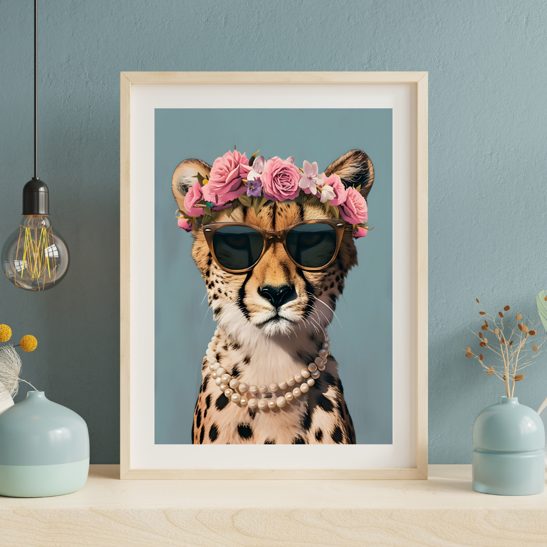 Print - "Lady Gepard"