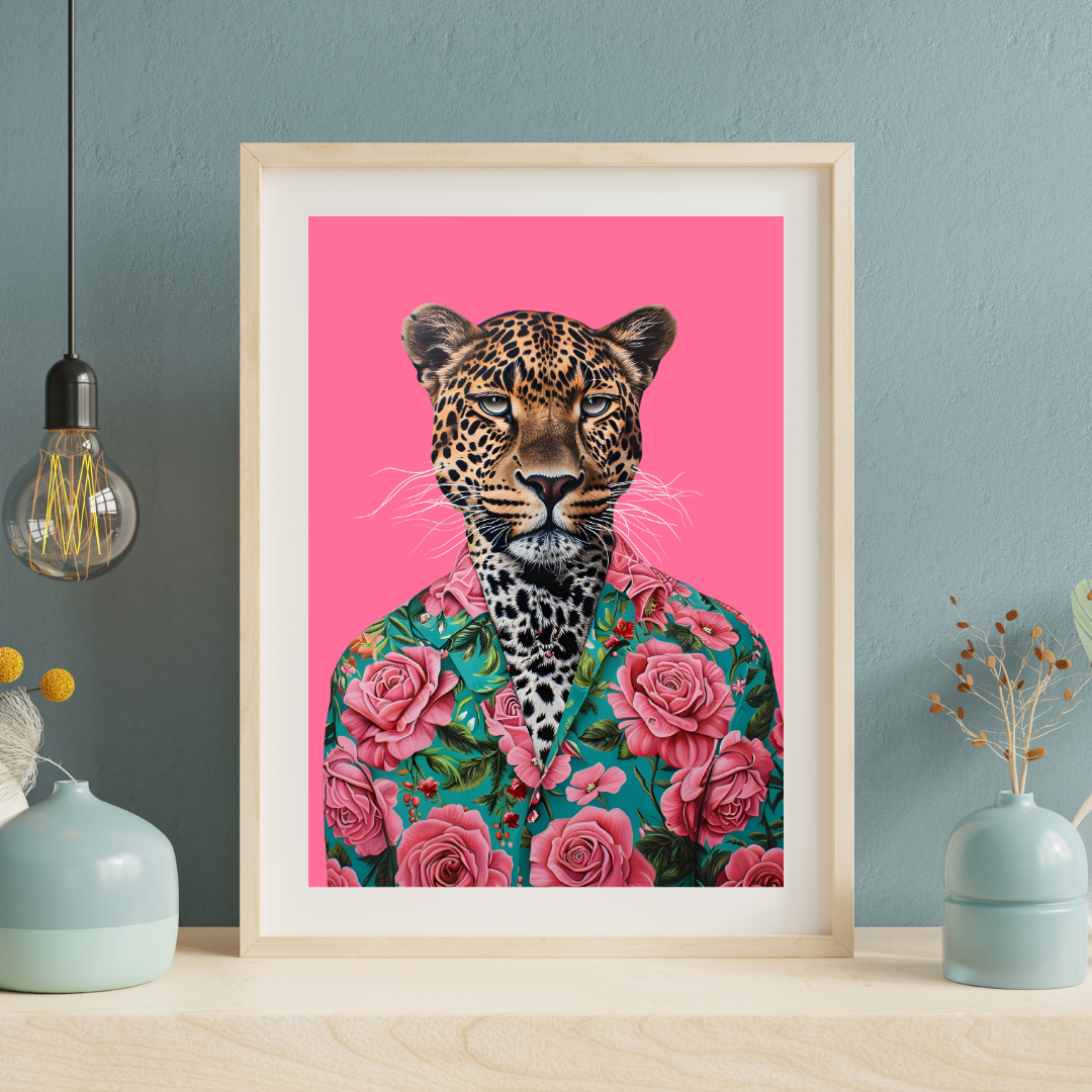 Print - "Pink Leo" No 1