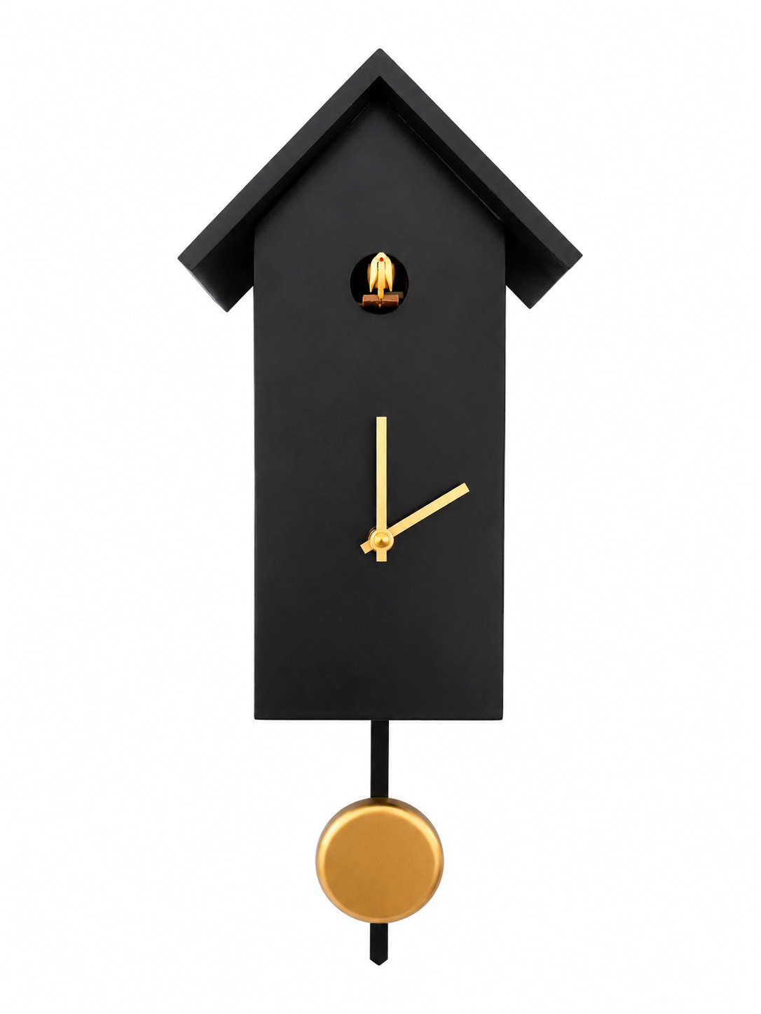 Kuckucksuhr: My "Modern" Kuckoo - Schwarz & Gold