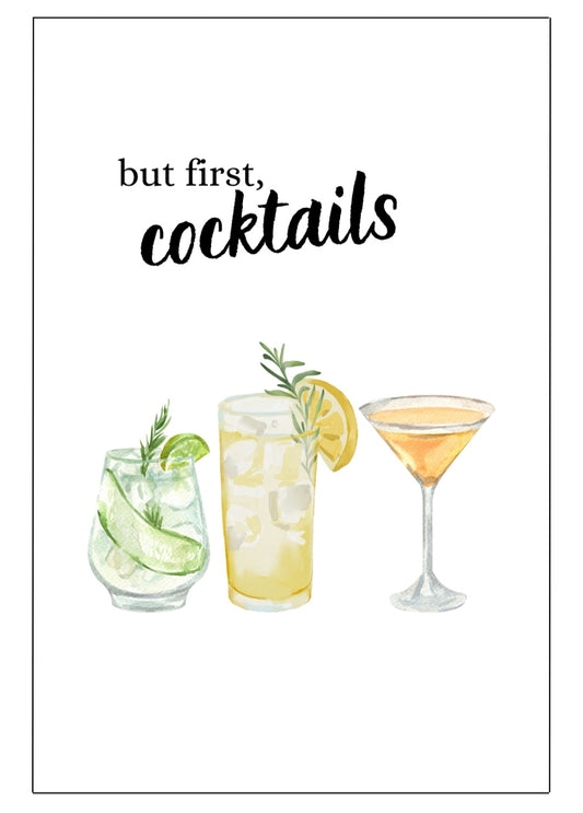 Print - "Cocktails"
