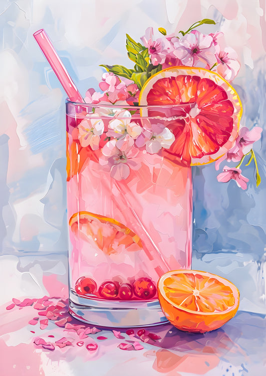 Print - "Pink Longdrink"
